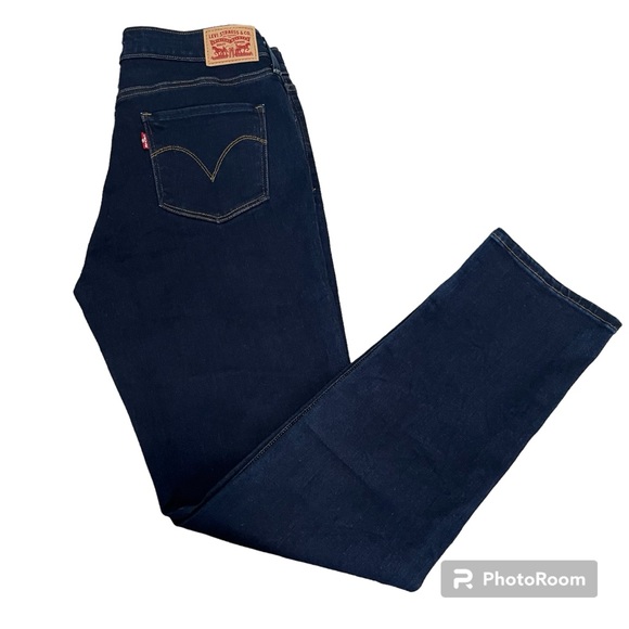 Levi’s mid rise skinny stretchy dark blue jeans - Picture 11 of 11